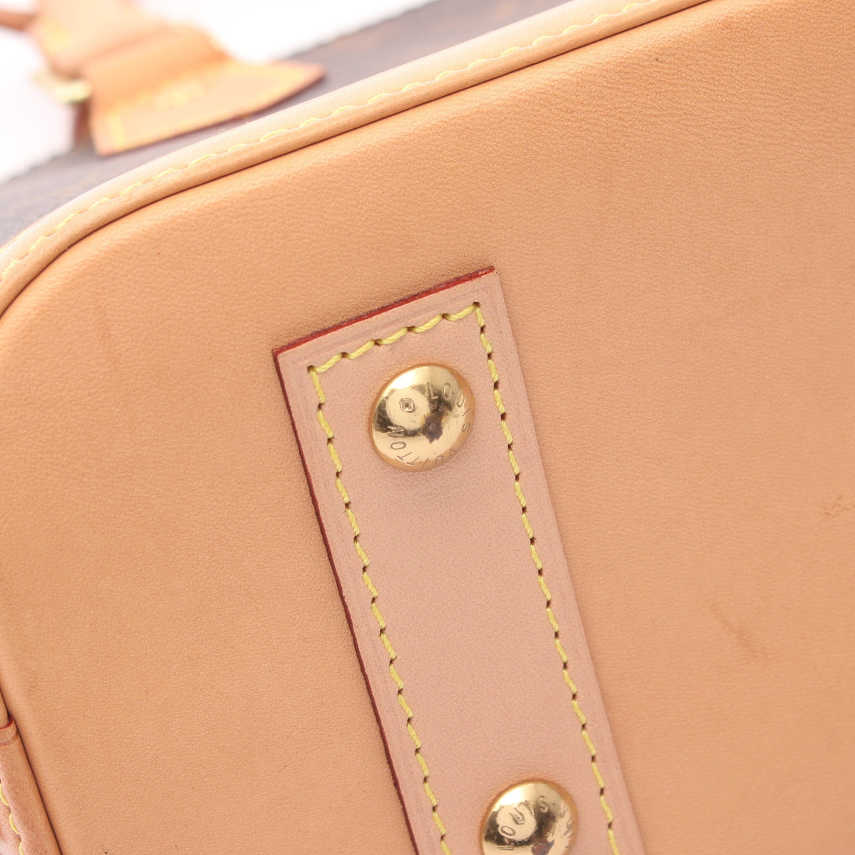 アルマBB モノグラム 2WAY ハンドバッグ PVC レザー ブラウン ルイヴィトン バッグ LOUIS VUITTON