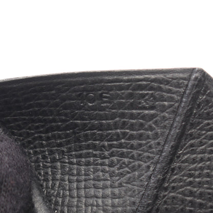 ベアンクラシック 二つ折り長財布 ヴォーエプソン ブラック ゴールド金具 □K刻印 エルメス 財布・小物 HERMES