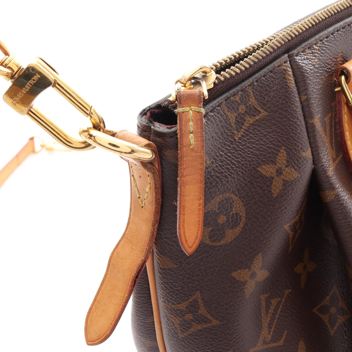 テュレンPM モノグラム 2WAY ハンドバッグ PVC レザー ブラウン ルイヴィトン バッグ LOUIS VUITTON