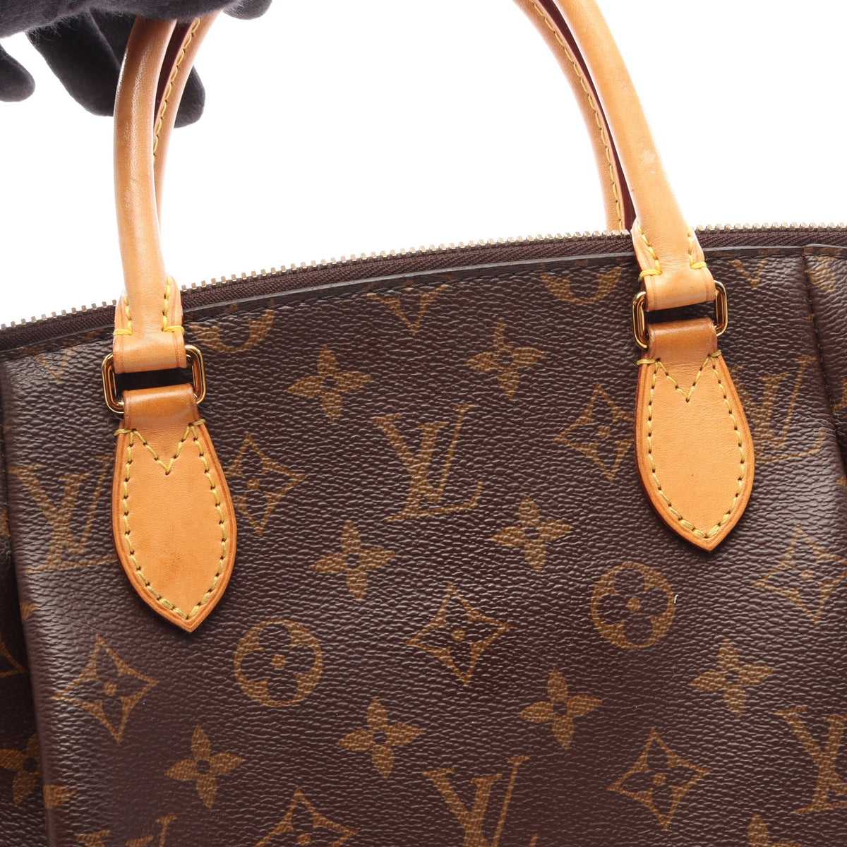 テュレンPM モノグラム 2WAY ハンドバッグ PVC レザー ブラウン ルイヴィトン バッグ LOUIS VUITTON