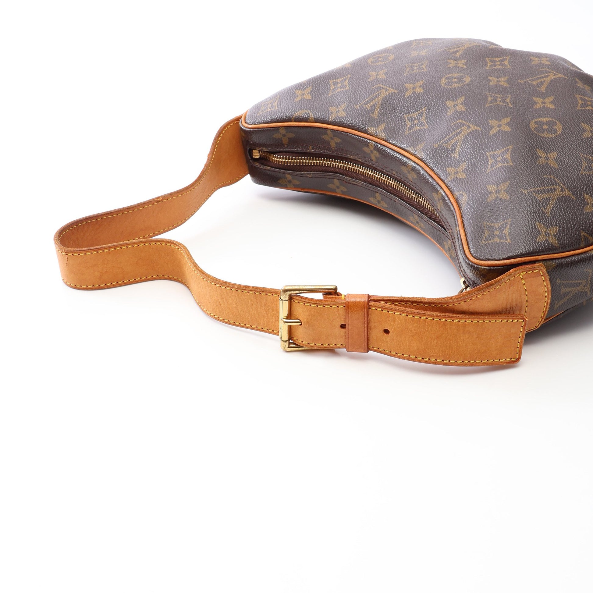 クロワッサンMM モノグラム ショルダーバッグ PVC レザー ブラウン ルイヴィトン バッグ LOUIS VUITTON