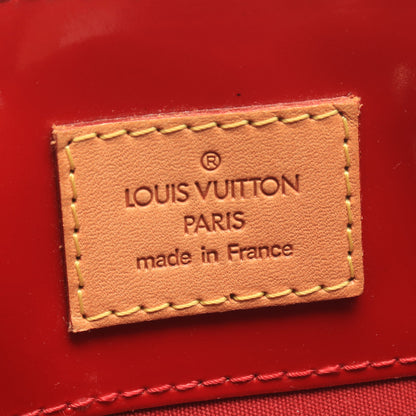 リードPM モノグラムヴェルニ ポムダムール ハンドバッグ レザー レッド ルイヴィトン バッグ LOUIS VUITTON