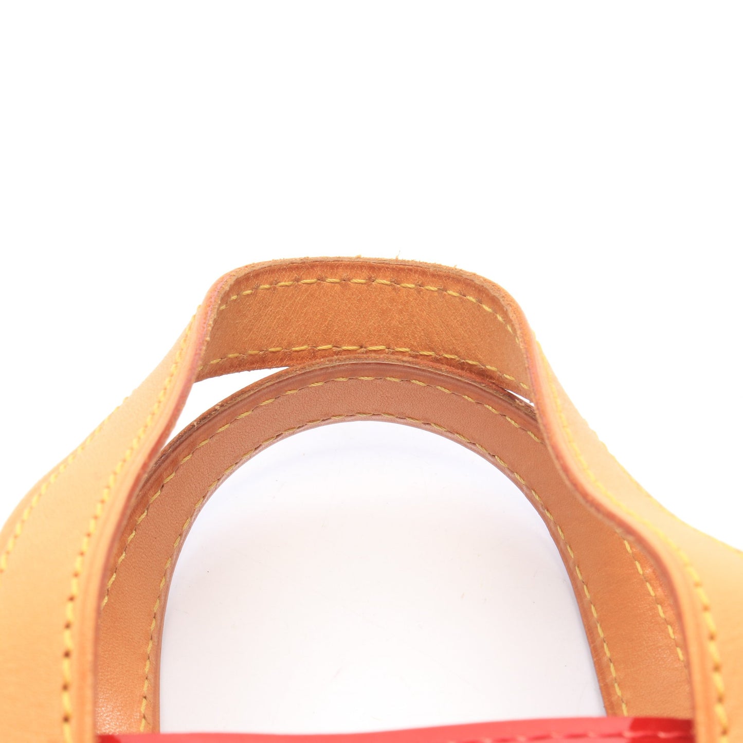 リードPM モノグラムヴェルニ ポムダムール ハンドバッグ レザー レッド ルイヴィトン バッグ LOUIS VUITTON