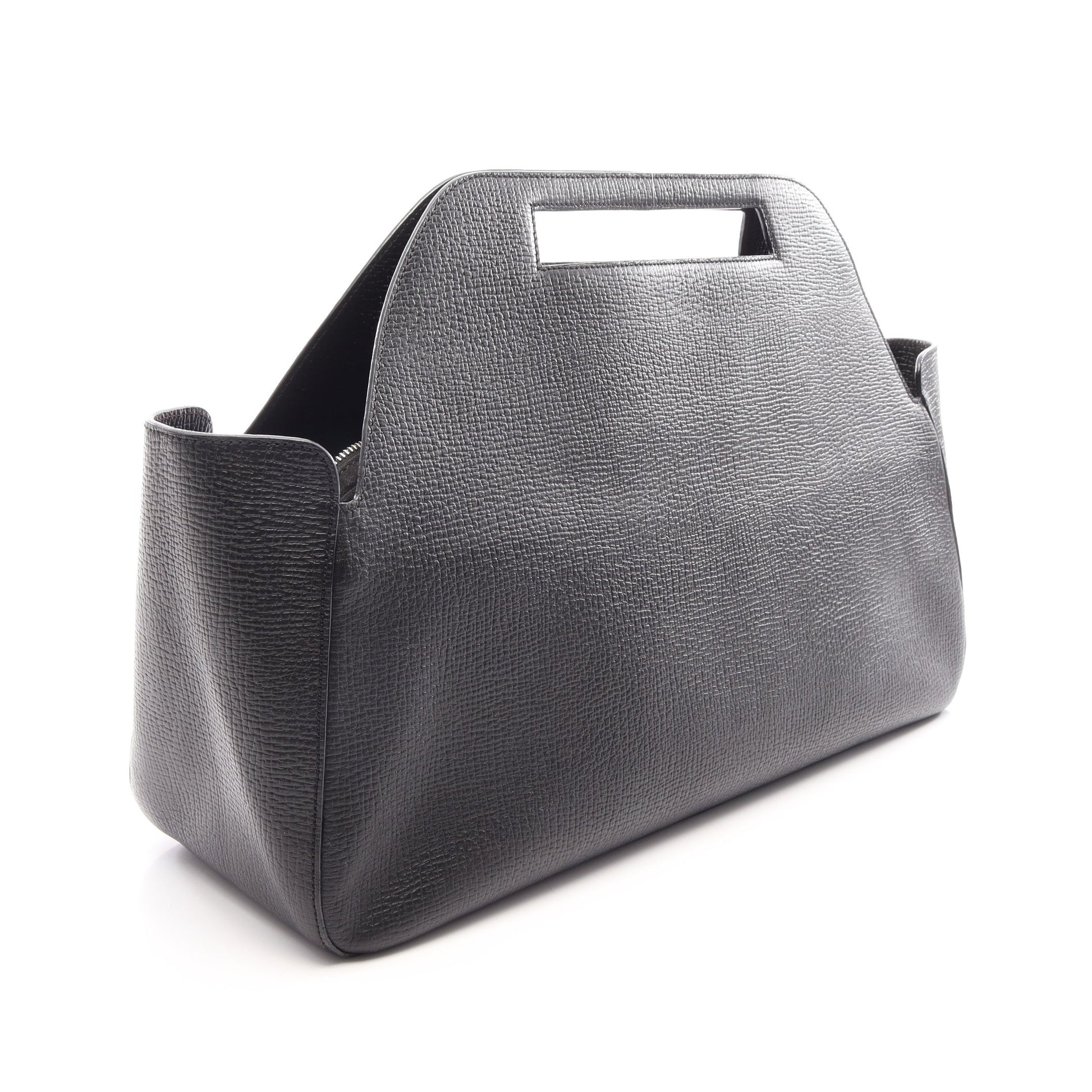 ハンドバッグ レザー ブラック ロエベ バッグ LOEWE