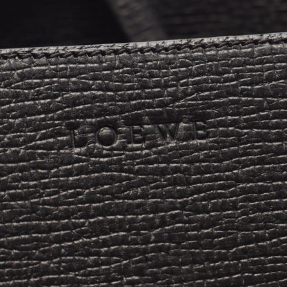 ハンドバッグ レザー ブラック ロエベ バッグ LOEWE