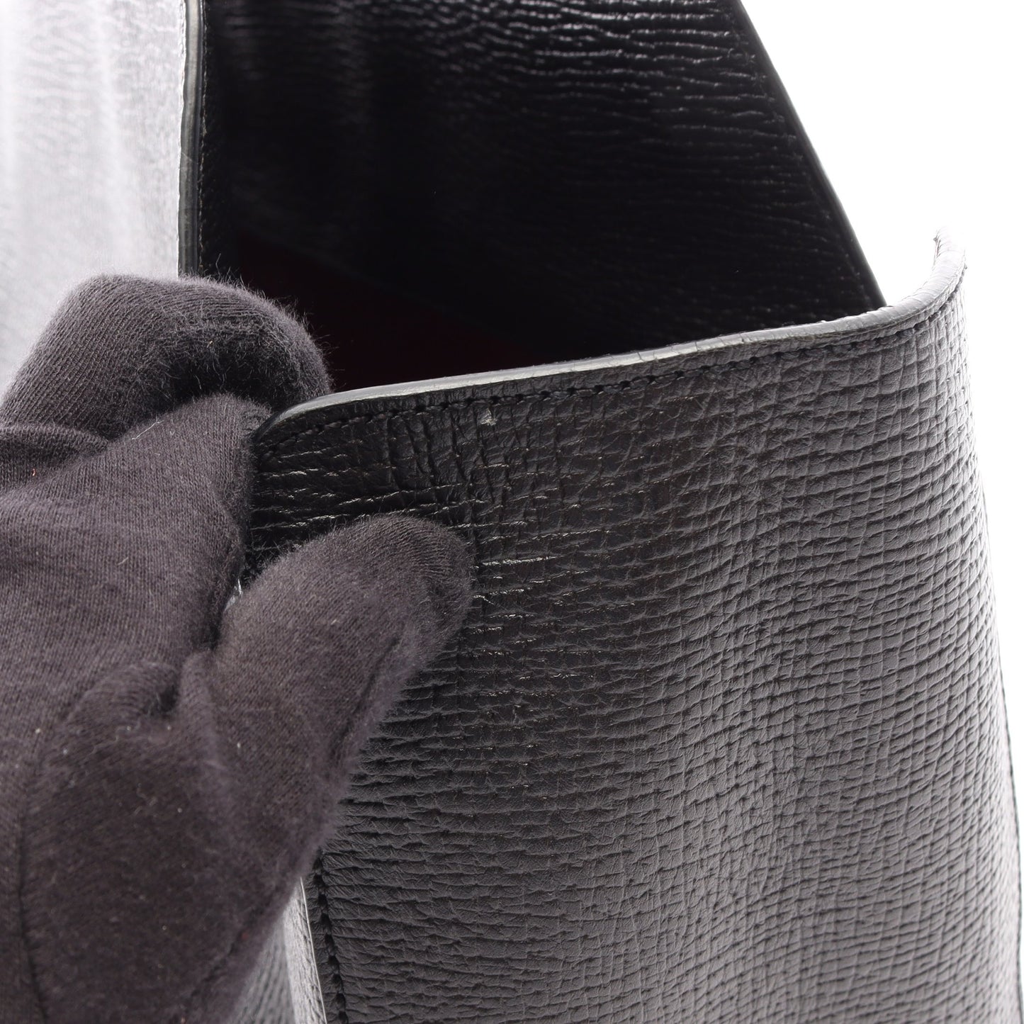 ハンドバッグ レザー ブラック ロエベ バッグ LOEWE