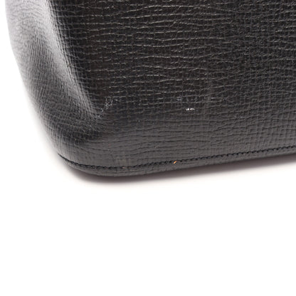 ハンドバッグ レザー ブラック ロエベ バッグ LOEWE