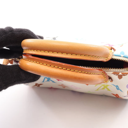 ミニスピーディ モノグラムマルチカラー ブロン ハンドバッグ PVC レザー ホワイト ルイヴィトン バッグ LOUIS VUITTON