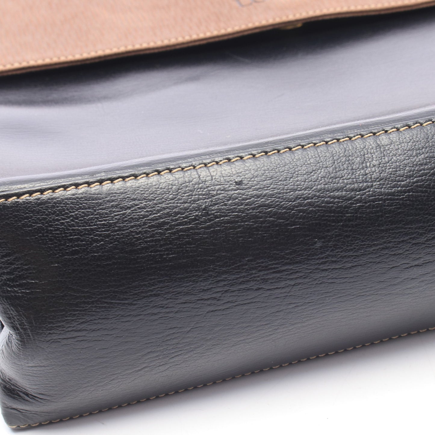 ベラスケス ツイスト ハンドバッグ レザー ヌバック ブラック ブラウン ロエベ バッグ LOEWE