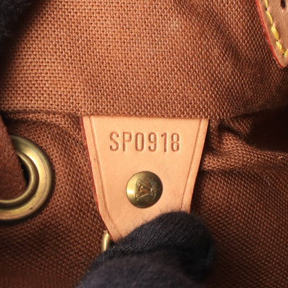 モンスリMM モノグラム バックパック リュックサック PVC レザー ブラウン ルイヴィトン バッグ LOUIS VUITTON