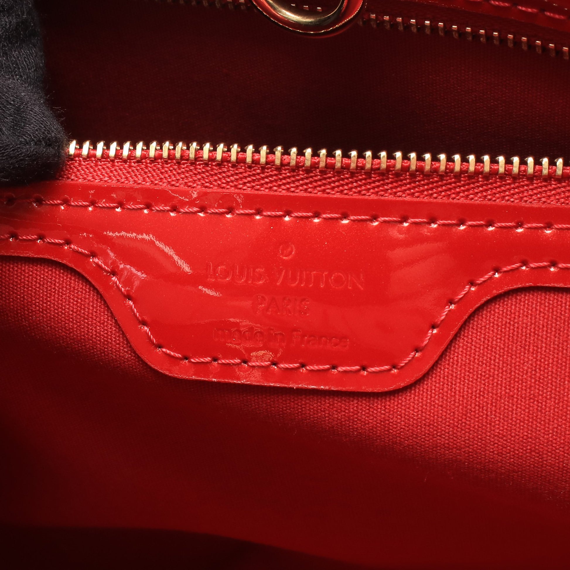 ウィルシャーPM モノグラムヴェルニ ポムダムール ハンドバッグ レザー レッド ルイヴィトン バッグ LOUIS VUITTON