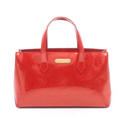 ウィルシャーPM モノグラムヴェルニ ポムダムール ハンドバッグ レザー レッド ルイヴィトン バッグ LOUIS VUITTON
