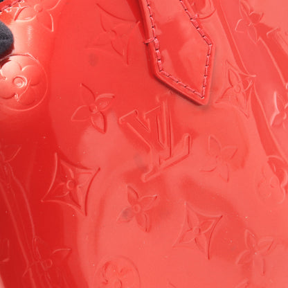 ウィルシャーPM モノグラムヴェルニ ポムダムール ハンドバッグ レザー レッド ルイヴィトン バッグ LOUIS VUITTON