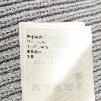 ニット スカート ウール グレー ルイヴィトン
