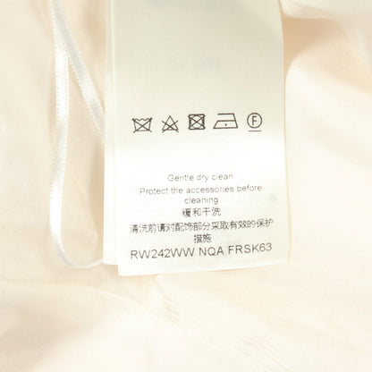 フレア スカート ウール シルク オフホワイト ルイヴィトン ボトムス LOUIS VUITTON