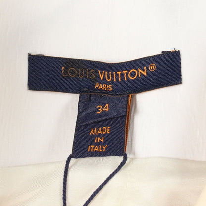 フレア スカート ウール シルク オフホワイト ルイヴィトン ボトムス LOUIS VUITTON