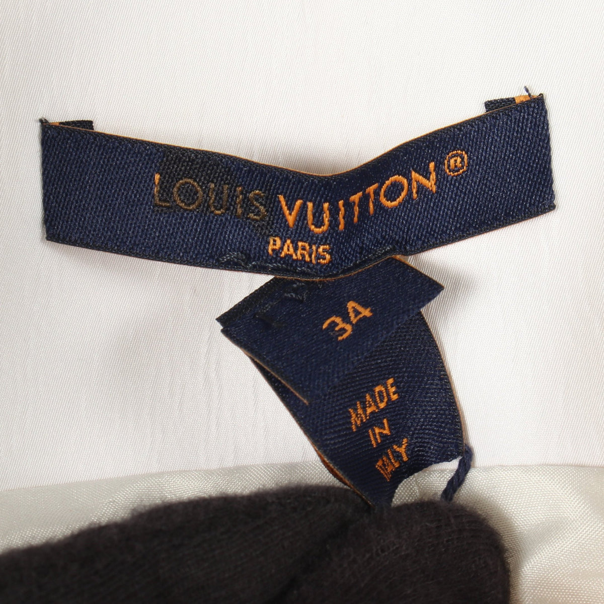 フレア スカート ウール シルク オフホワイト ルイヴィトン ボトムス LOUIS VUITTON