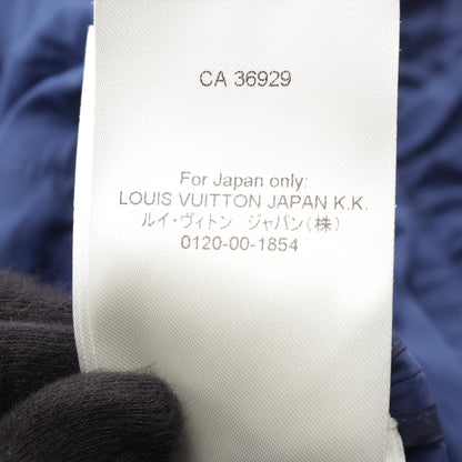 モノグラムフラワー ノースリーブ ワンピース コットン ブルー ネイビー ホワイト ルイヴィトン