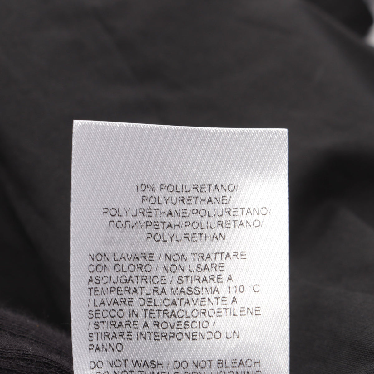 バックオープン ロング シャツ コットン ブラック ボッテガヴェネタ