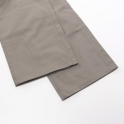 セリエボタン チノパンツ コットン グレーグリーン エルメス