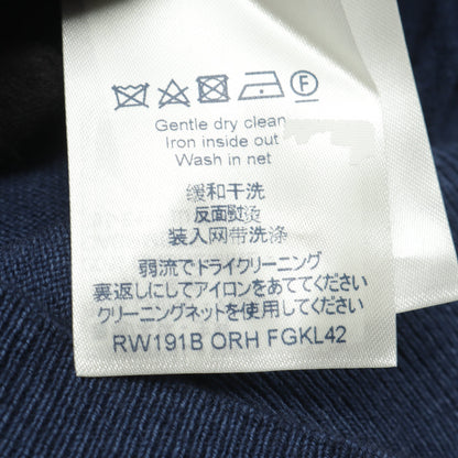 LV ビジュー 長袖 ニット ウール カシミヤ ネイビー ルイヴィトン