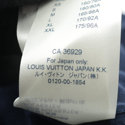 LV ビジュー 長袖 ニット ウール カシミヤ ネイビー ルイヴィトン
