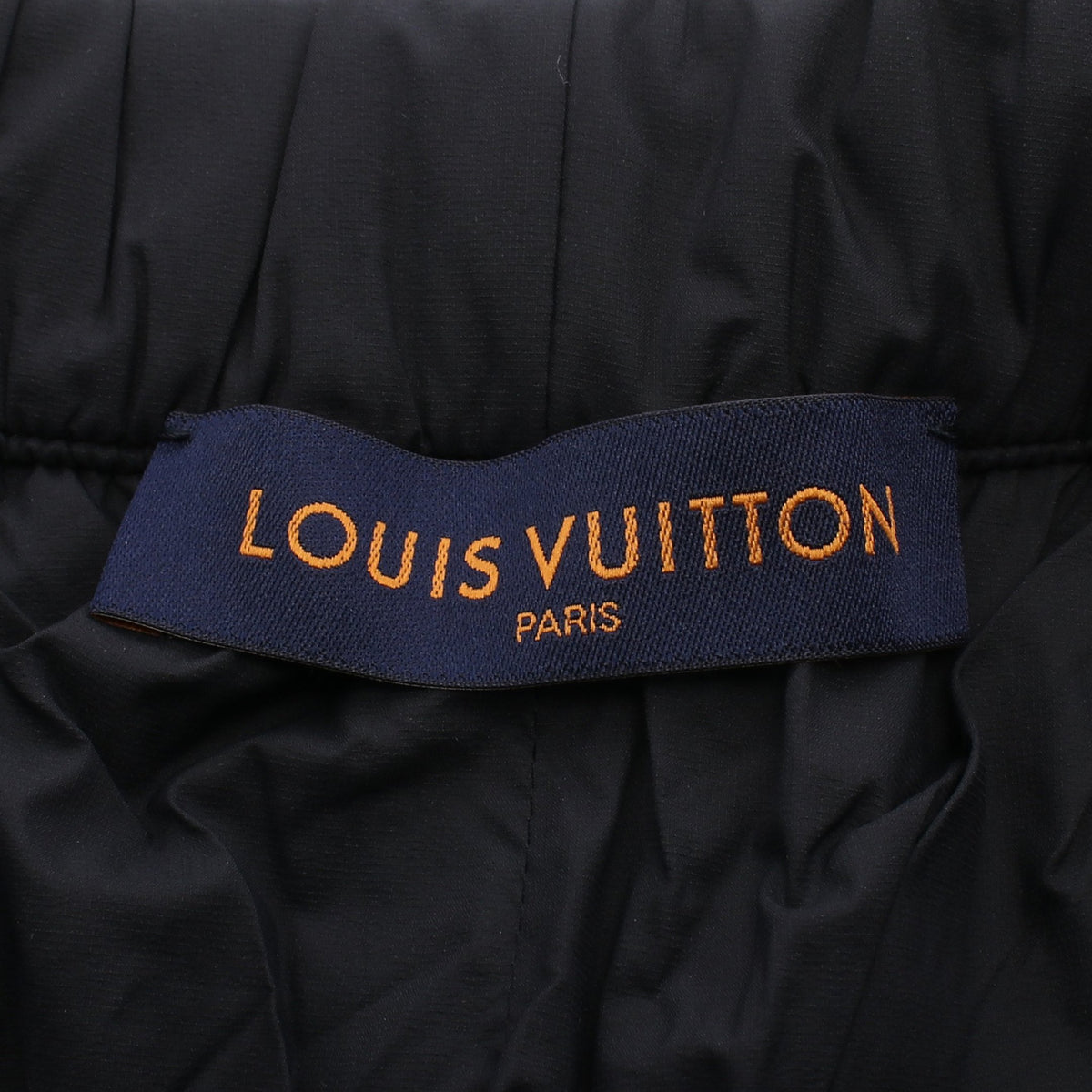 中綿 パンツ ナイロン ブラック ルイヴィトン ボトムス LOUIS VUITTON