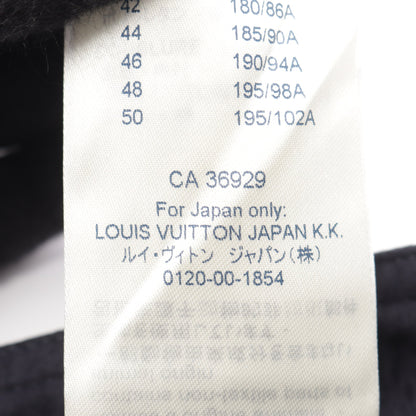 ショート カーゴパンツ コットン シルク ダークネイビー ルイヴィトン