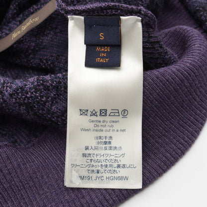LOUIS VUITTON × Virgil Abloh オズの魔法使い ニット ウール パープル ネイビー ルイヴィトン