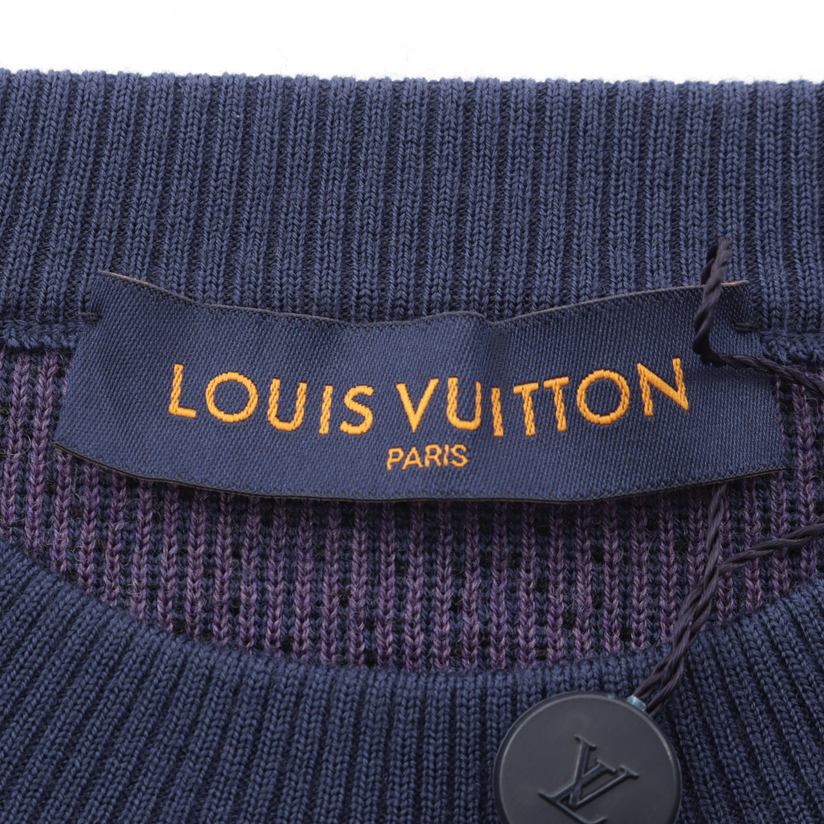 LOUIS VUITTON × Virgil Abloh オズの魔法使い ニット ウール パープル ネイビー ルイヴィトン