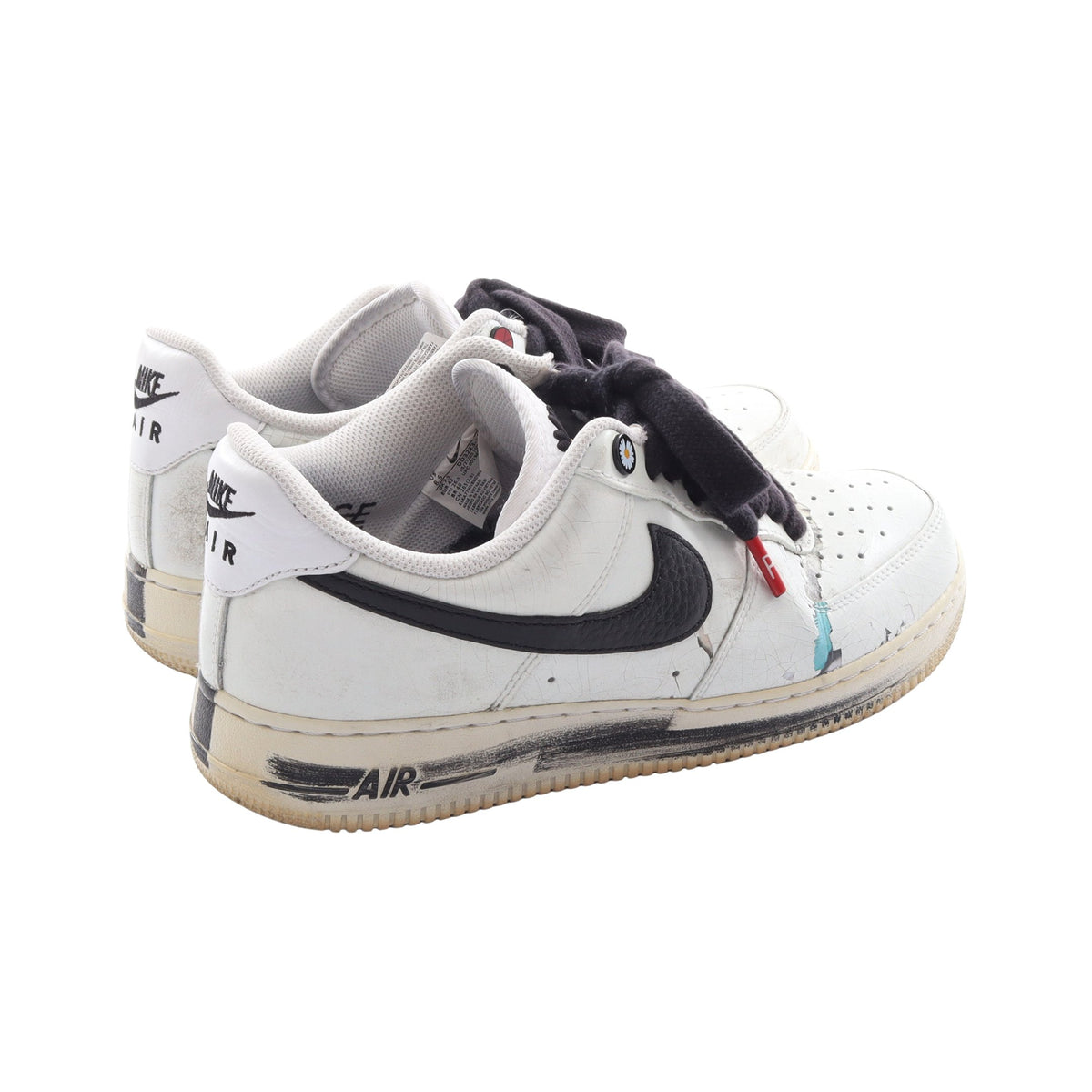 NIKE × PEACEMINUSONE AIR FORCE 1 PARA-NOISE スニーカー レザー ホワイト ブラック ナイキ