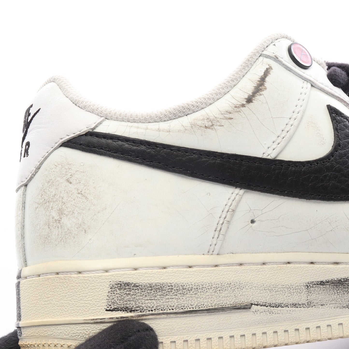 NIKE × PEACEMINUSONE AIR FORCE 1 PARA-NOISE スニーカー レザー ホワイト ブラック ナイキ