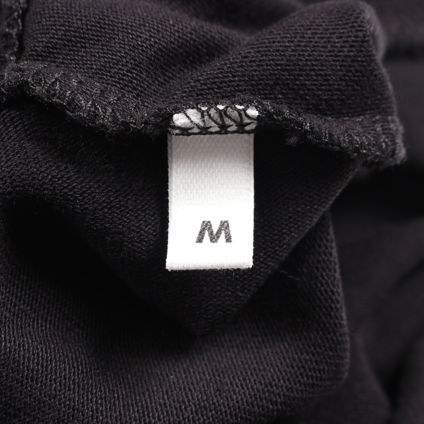 ハートロゴ刺繍 長袖Tシャツ コットン ブラック アミアレクサンドルマテュッシ