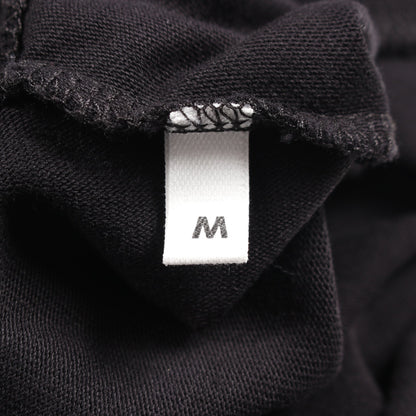ハートロゴ刺繍 長袖Tシャツ コットン ブラック アミアレクサンドルマテュッシ