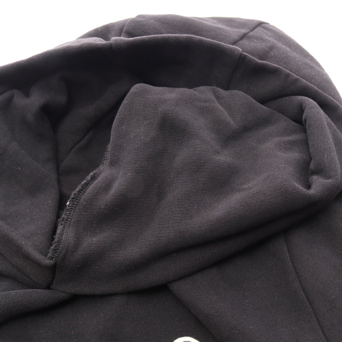 ロゴワッペン プルオーバーパーカー コットン ブラック モンクレール トップス MONCLER