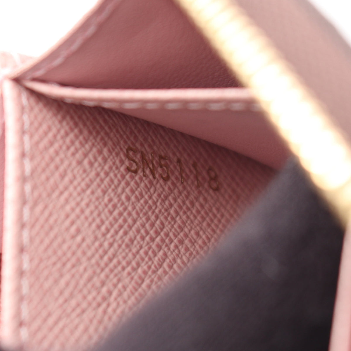 ジッピーコインパース ダミエエベヌ ローズバレリーヌ コインケース PVC ブラウン ルイヴィトン 財布・小物 LOUIS VUITTON