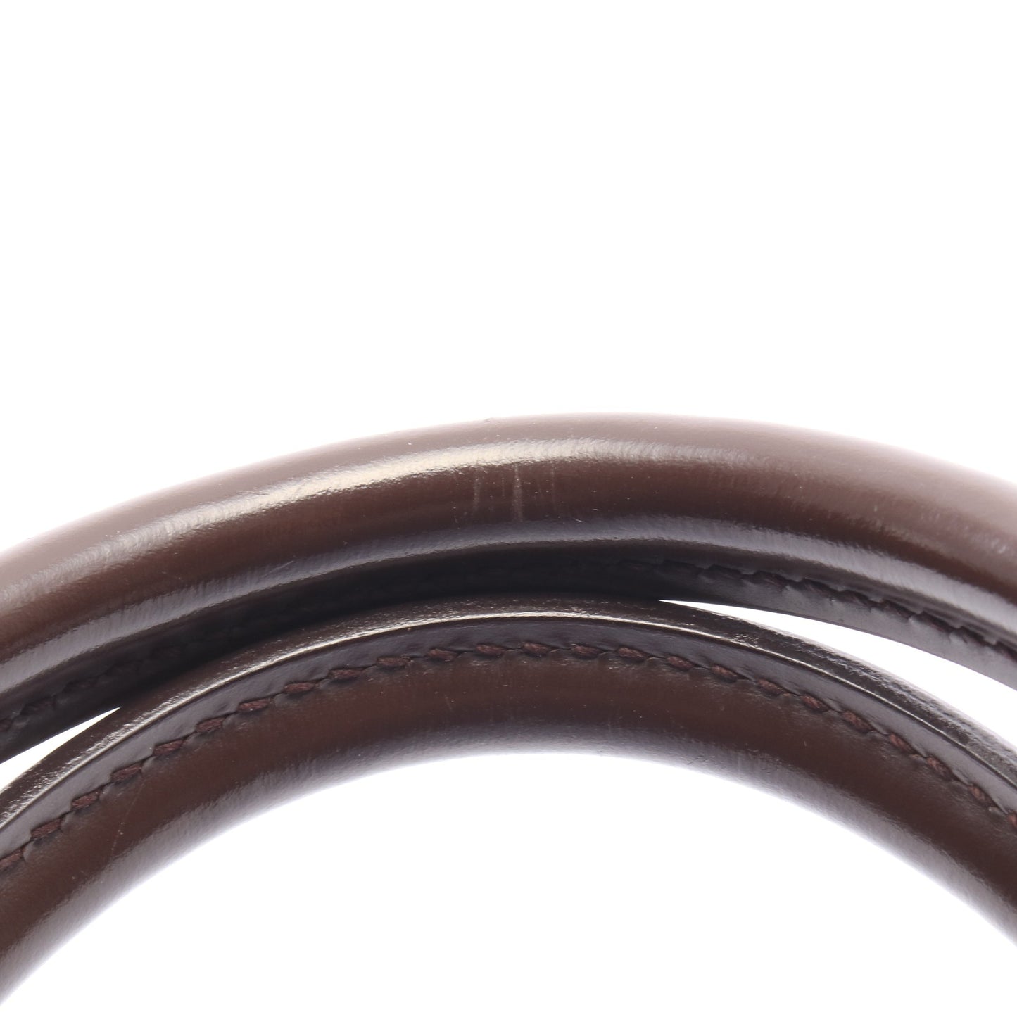 リベラMM ダミエエベヌ ハンドバッグ PVC レザー ブラウン ルイヴィトン