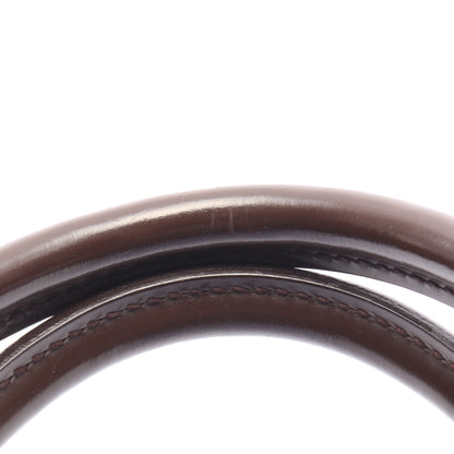 リベラMM ダミエエベヌ ハンドバッグ PVC レザー ブラウン ルイヴィトン