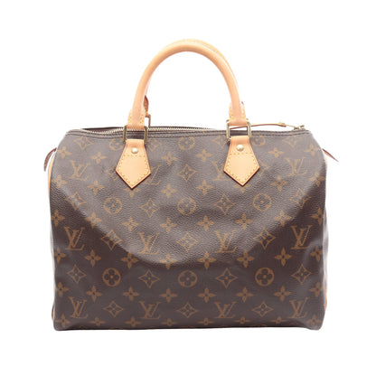 スピーディ30 モノグラム ハンドバッグ PVC レザー ブラウン ルイヴィトン バッグ LOUIS VUITTON