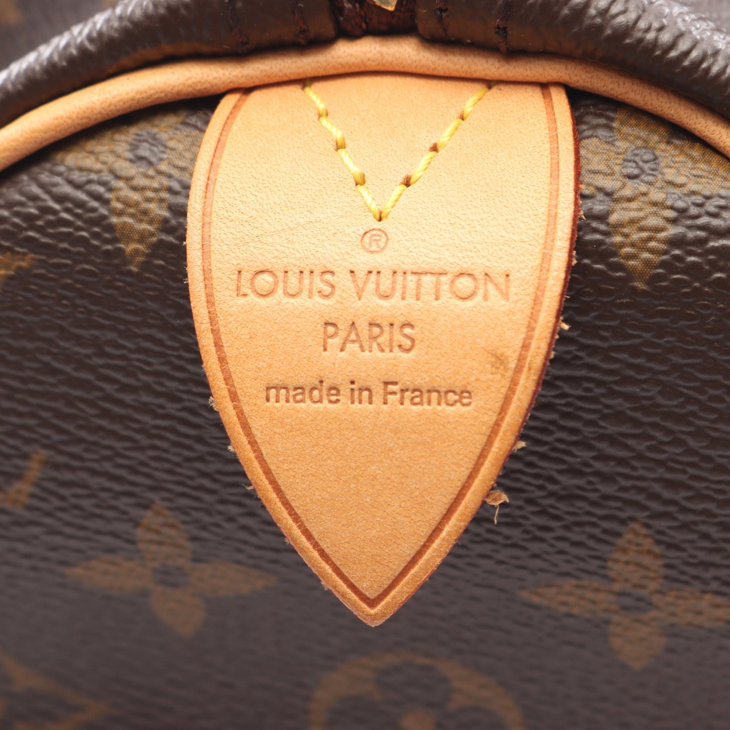 スピーディ30 モノグラム ハンドバッグ PVC レザー ブラウン ルイヴィトン バッグ LOUIS VUITTON