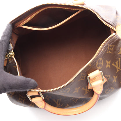スピーディ30 モノグラム ハンドバッグ PVC レザー ブラウン ルイヴィトン バッグ LOUIS VUITTON