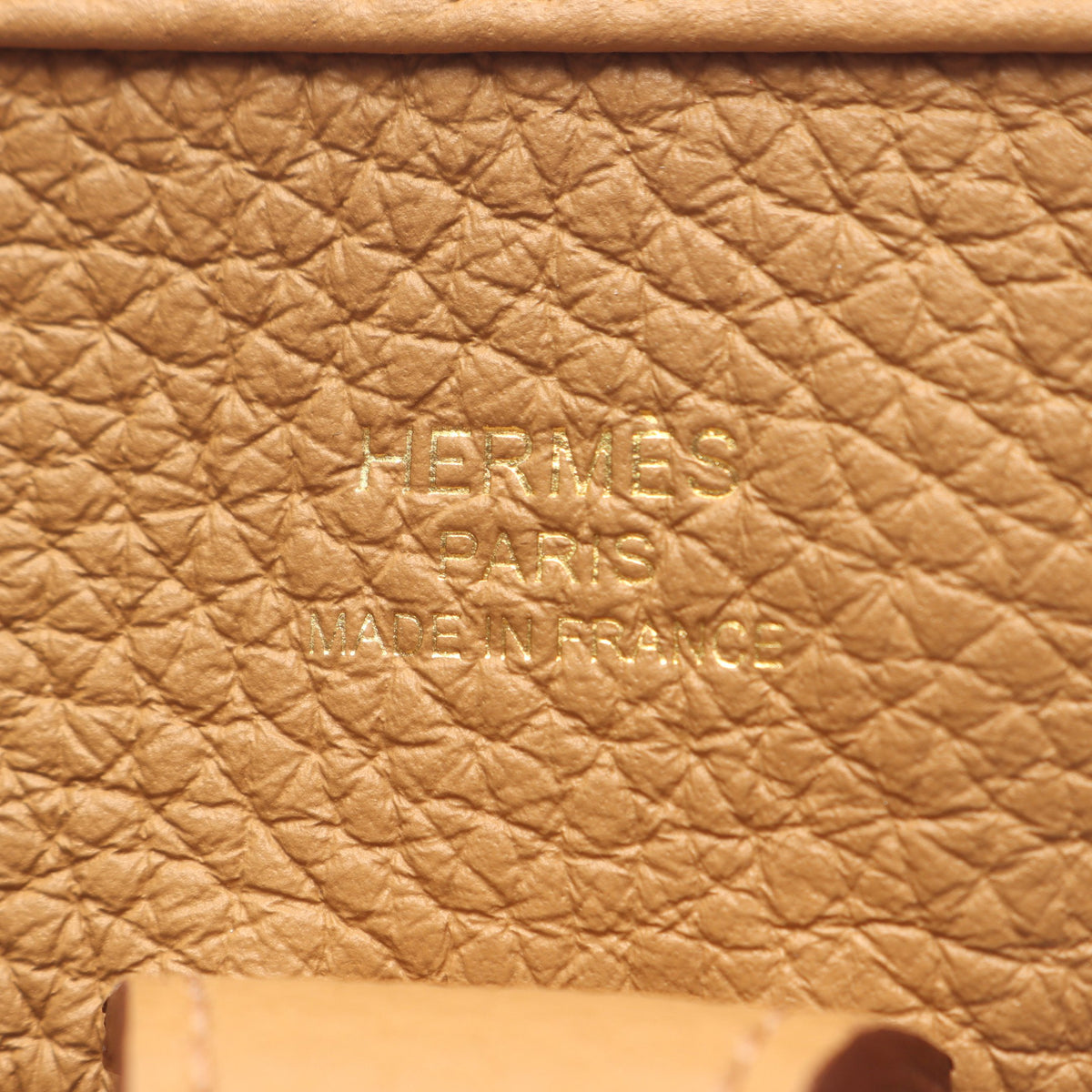 エヴリン3 23 ビスキュイ ショルダーバッグ トリヨンクレマンス ライトブラウン ゴールド金具 K刻印 エルメス バッグ HERMES