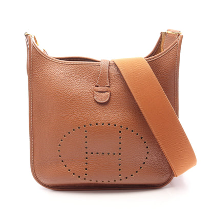エヴリン 3 トロワ PM ゴールド ショルダーバッグ トリヨンクレマンス ブラウン ゴールド金具 B刻印 エルメス バッグ HERMES