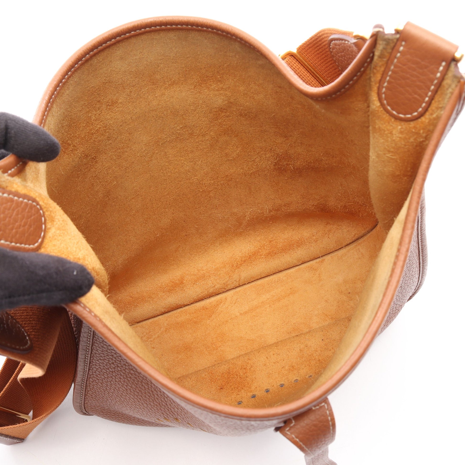 エヴリン 3 トロワ PM ゴールド ショルダーバッグ トリヨンクレマンス ブラウン ゴールド金具 B刻印 エルメス バッグ HERMES