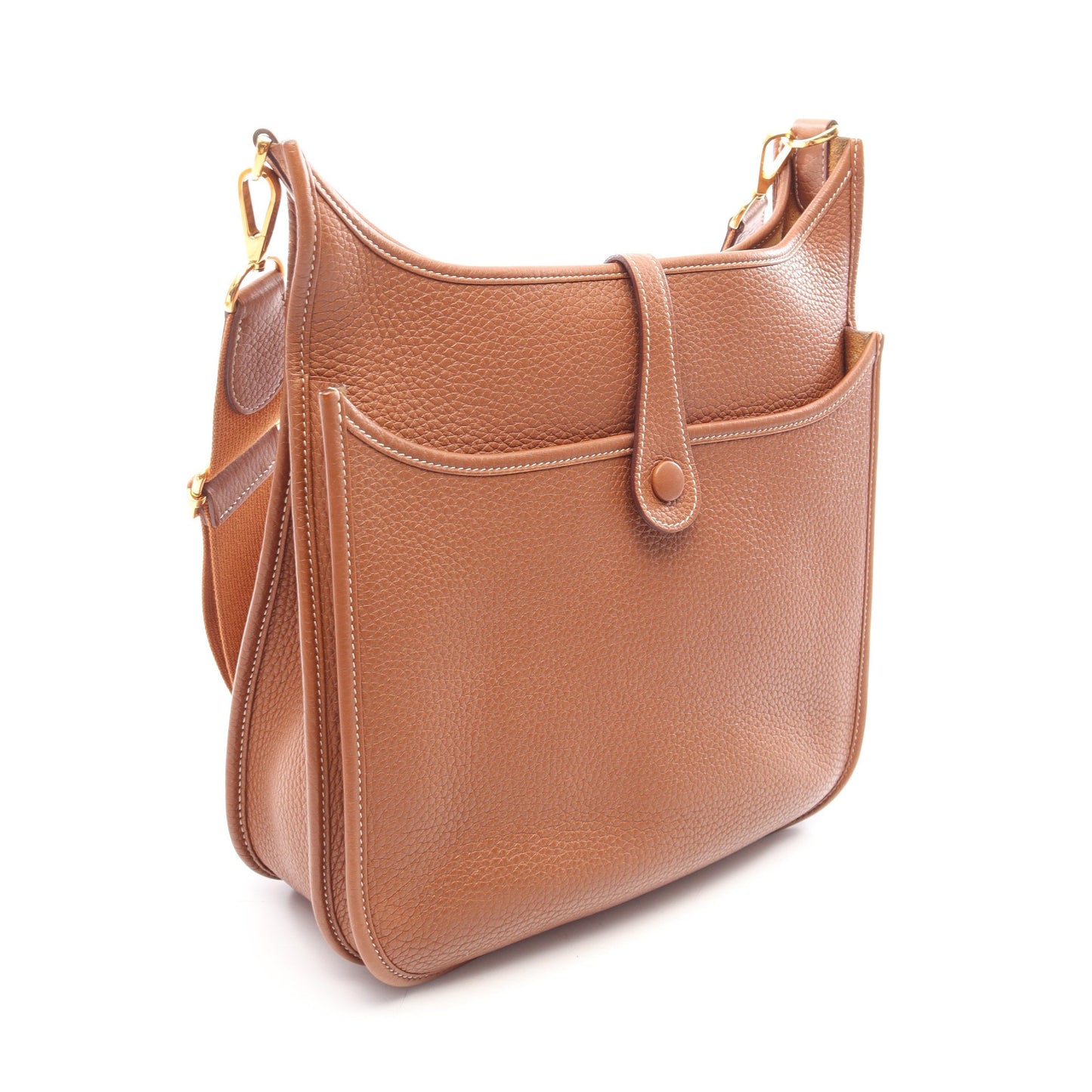 エヴリン 3 トロワ PM ゴールド ショルダーバッグ トリヨンクレマンス ブラウン ゴールド金具 B刻印 エルメス バッグ HERMES