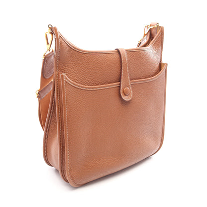 エヴリン 3 トロワ PM ゴールド ショルダーバッグ トリヨンクレマンス ブラウン ゴールド金具 B刻印 エルメス バッグ HERMES