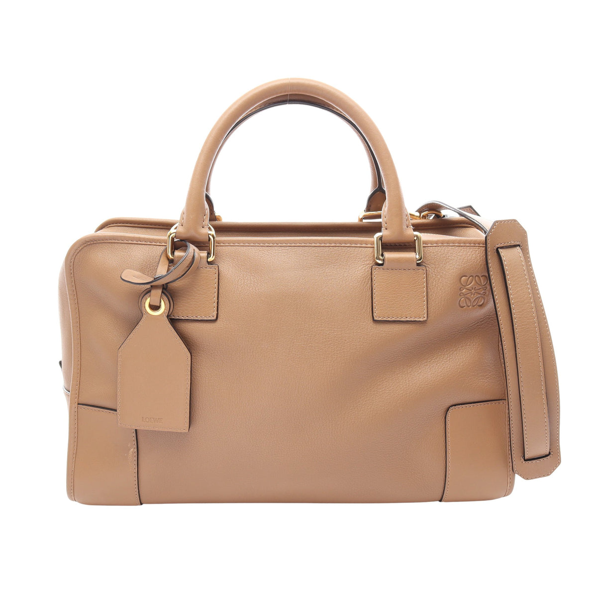 アマソナ36 2WAY ハンドバッグ レザー ブラウン ロエベ バッグ LOEWE