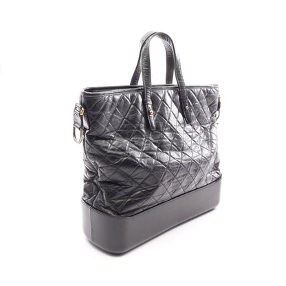 ガブリエル ドゥ 2WAY ハンドバッグ レザー ブラック シルバー金具 シャネル バッグ CHANEL