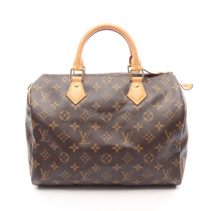 スピーディ30 モノグラム ハンドバッグ PVC レザー ブラウン ルイヴィトン バッグ LOUIS VUITTON