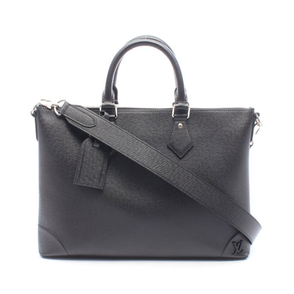 スリム ブリーフケース NV タイガ ノワール 2WAY ブリーフケース ビジネスバッグ レザー ブラック ルイヴィトン バッグ LOUIS VUITTON